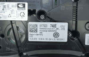 LICZNIK ZEGARY VW SPORTSVAN 517 24186KM 517920740E 6