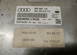 Komputer sterownik silnika Audi A6 C6 3.2 FSI 4F0907115 4F0910115 6