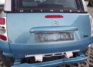 Citroen C3 Cabrio Pluriel klapa tyl tylna