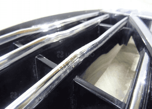 VOLVO S60 GRILL ATRAPA CHŁODNICY 31333834 31333842 czarny połysk R-DESIGN 7