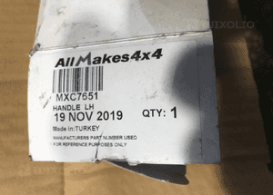 Klamka przednia lewa NOWA MXC7651 LAND ROVER DEFENDER 3