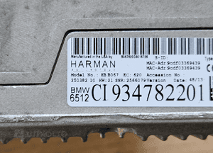 BMW X5 F15 czytnik DVD Navi Nawigacji radio 934782201 2