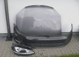 Vw golf vii drzwi prawe przednie ładne 14