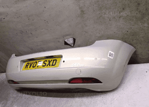 Zderzak tył tylny fiat grande punto 249 biały pdc czujniki 3