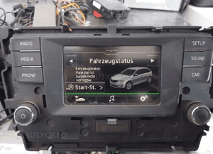 Skoda Rapid WYŚWIETLACZ MONITOR EKRAN 5JA035871 2