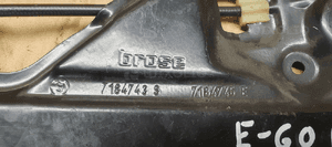 Mechanizm podnośnik szyby lewy tył BMW 5 E60 7184743S 7184745E 3