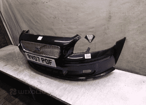 Zderzak przód przedni volvo V50 r design 452-26 czarny halogeny 3
