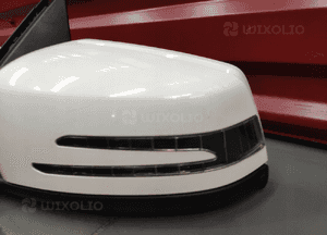 Mercedes c-klasa W204 lift lusterko lewe 7 pin kolor 149 oryginał b.ładne 8