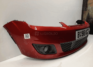 Zderzak przód przedni ford fiesta MK6 vi lift fl T5 rudy pomarańczowy halogeny 5