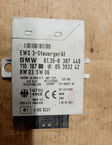 Moduł sterownik Immobilizera Immo BMW E39 8387449 4