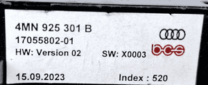 Audi Q8 Panel sterowania 4MN925301B 5