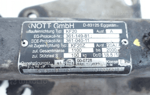 Hamulec najazdowy knott 2000 kg 361-149-81 4