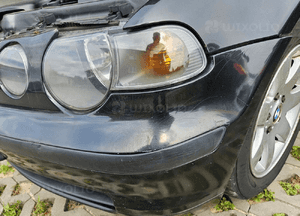 BMW E46 Compact 479/9 Bleck Sapphire zderzak przód przedni 2