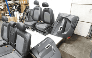 Fotele siedzenia półskóra grzane opel antara 5