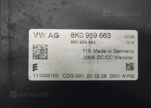 MODUŁ STABILIZATOR NAPIĘCIA AUDI A4 B8 A5 8T Q5 8K0959663 2