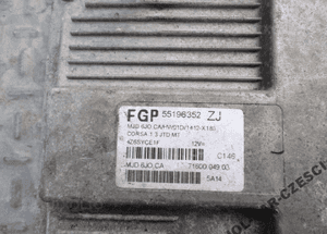 Komputer silnika opel corsa c 1.3 cdti 55196352 2