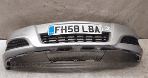 Zderzak przód przedni opel astra h 3 iii Z157 srebrny lift fl 1
