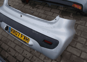 CITROEN C1 EZRC BŁOTNIK TYLNY SREBRNY  2007R 3