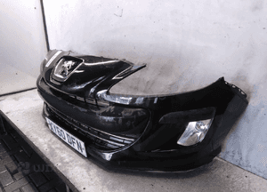 Zderzak przód przedni do peugeot 308 lift + halogeny kod kolor ktvd exl czarny 2