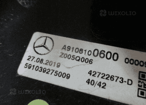 Lusterko prawe przód przednie mercedes sprinter W907 W910 uk 2 pin 4