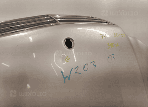 Mercedes w203 c klasa 00-07 MASKA POKRYWA SILNIKA GRILL KOD LAK:744 7