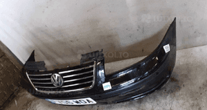 Zderzak przód przedni do volkswagen vw sharan LC9Z czarny pdc czujniki 3