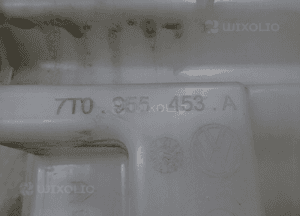 Zbiorniczek płynu do spryskiwaczy vw caddy 7T0 7t0955449a 6