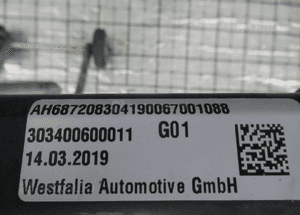 HAK HOLOWNICZY ELEKTRYCZNY BMW X3 G01 2017- 19