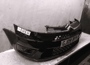 Zderzak przód przedni citroen C4 grand picasso exl czarny halogeny 2