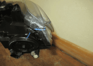 Lampa przednia przód lewa prawa mercedes vito W447 2014-2019 rok czarna 16