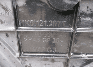 Pas przedni chłodnice vw golf v 2.0 tdi komplet 8