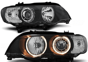 Lampy reflektory do bmw X5 E53 od 1999 do 2003 roku depo H7 + silniczki 2
