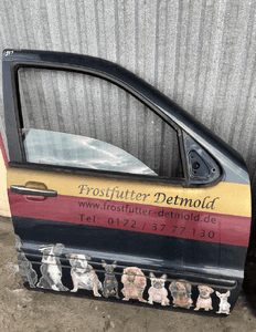 MERCEDES ML 163 drzwi przednie przod szyba zamek listwa granatowe 189 2