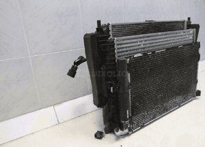 Jaguar xf X250 komplet chłodnic wentylator ic intercooler klimatronic 3.0D 3