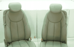 Fotele fotel pasazer kierowca kolor 508 grey kpl mercedes sl R230 3