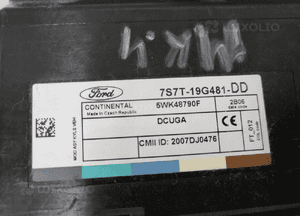 MODUŁ KOMFORTU KeyLess Ford Mondeo Mk4 IV lift 7S7T-19G481-DD 2