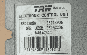 Opel Vectra C Signum Saab 93 pompa sterownik ABS 13509101 15114101F 15113906 6