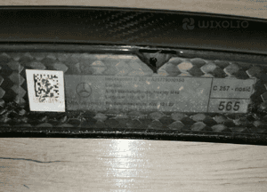 Spoiler Carbon Mercedes CLS W257 A257790001 5