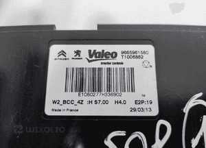 MODUŁ STEROWNIK KLIMATYZACJI PEUGEOT 508 I 9665961580 2010-2014 4