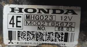 Honda CRV CR-V 04-06 2.2 i-CTDi rozrusznik 4