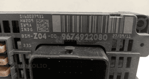 PEUGEOT 508 I BSM Z04 moduł sterownik skrzynka bezpieczników 2010-2018 9674922080 3