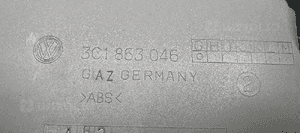 Osłona zaślepka tunelu prawa VW Passat B6 3C1863046G 5