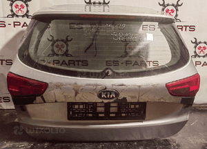Klapa bagażnika tył kia ceed ii sw kombi 12-18 srebrna kompletna 3
