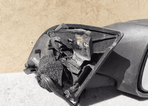 Lusterko elektryczne prawe citroen C3 5-PIN czarny mat oryginał 4