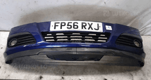 Zderzak przód przedni opel astra h 3 iii Z21B granatowa halogeny 1