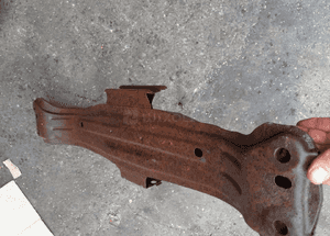 Mazda 626 97-02 Sanki belka kołyska tylna tylne 5