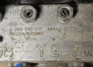 Toyota Avensis T27 Verso Auris  pompa sterownik ABS 44540-05100   0F031   0265951567  0265235408 44540-05080 5
