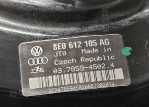 Audi A4 B6 B7  serwo hamulcowe 8E0612107J   8E0612105AG 5