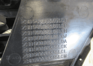 Grill grill atrapa vw golf vii 7 gti lift 5G0 2016-2020 19