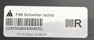 BMW 2 F46 Próg Listwa progowa Prawa 7318852 51777318852 5